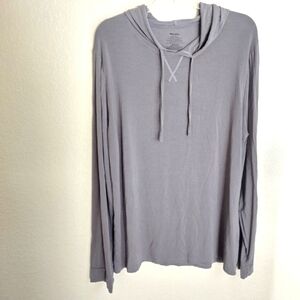MeUndies Men's Pullover Hoodie grey sz Xl